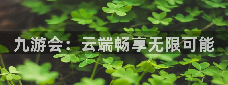 奇亿娱乐路线1：九游会：云端畅享无限可能