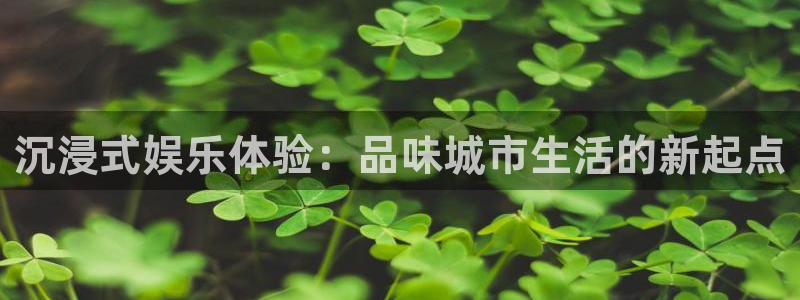 奇亿娱乐app官网下载苹果：沉浸式娱乐体验：品味城市生活的新起点