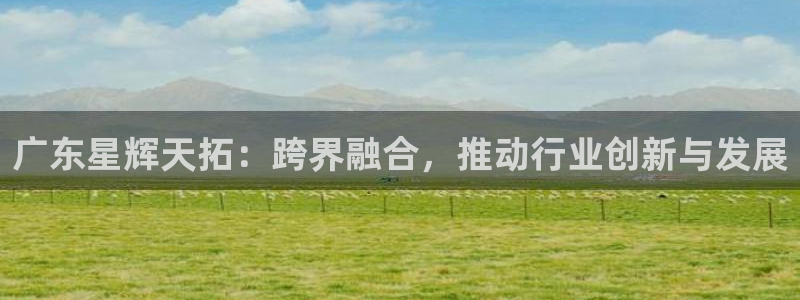奇亿娱乐app：广东星辉天拓：跨界融合，推动行业创新与发展